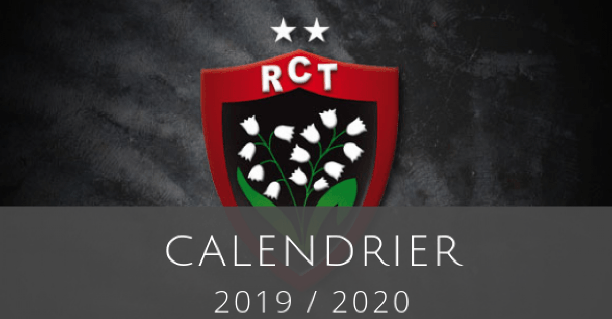 Calendrier Top 14 2020 21 Du Rugby Club Toulonnais calendrier rct top 14 2021